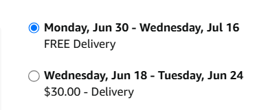 Fbm shipping delivery time